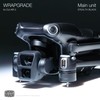 WRAPGRADE Skin Compatible with DJI Air 3 (Stealth Black)
