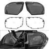 TCT-MOTORPARTS Front Fairing Speaker Grille Mesh Covers Fit For Harley