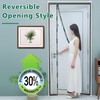 Side Opening Screen Door Mesh, Fit Door Size 38 x
