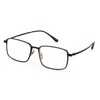 V.W.E. Men Aluminum Optical Frame Wide Fitment Reading Glasses with