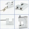 Heavy Duty 70mm Padlock with 3 Keys for Waterproof Shed,