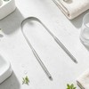 Raspador Lingual de Acero Inoxidable en U para Aliento Fresco