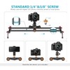 NEEWER 3-Wheels Wireless Video Camera Dolly, 3-Speed Motorized Electric Track