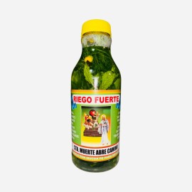 RIEGO FUERTE Santa Muerte Abre Camino Para Limpias Buena Suerte Abundancia 16 oz