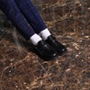 YUNICUS Boys' Slip On Loafer Boy Wedding School Uniform Shoes,