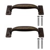 Fuxxer® Antique Drawer Handles Bronze Iron Design 131 x 30
