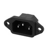 sourcing map AC250V 10A IEC 320 C14 Male Panel Power