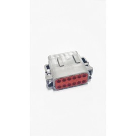 DEUTSCH DTM06-12SA HOUSING, PLUG, DUAL ROW, 12 WAY, PLASTIC (5 pieces)