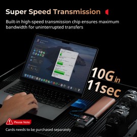 SMALLRIG Multifunctional Card Reader & Card Holder (CFexpress Type A) with Slot for AirTag, High Speed Memory Card Reader for SD, SDXC, Micro SD, SDHC -5361