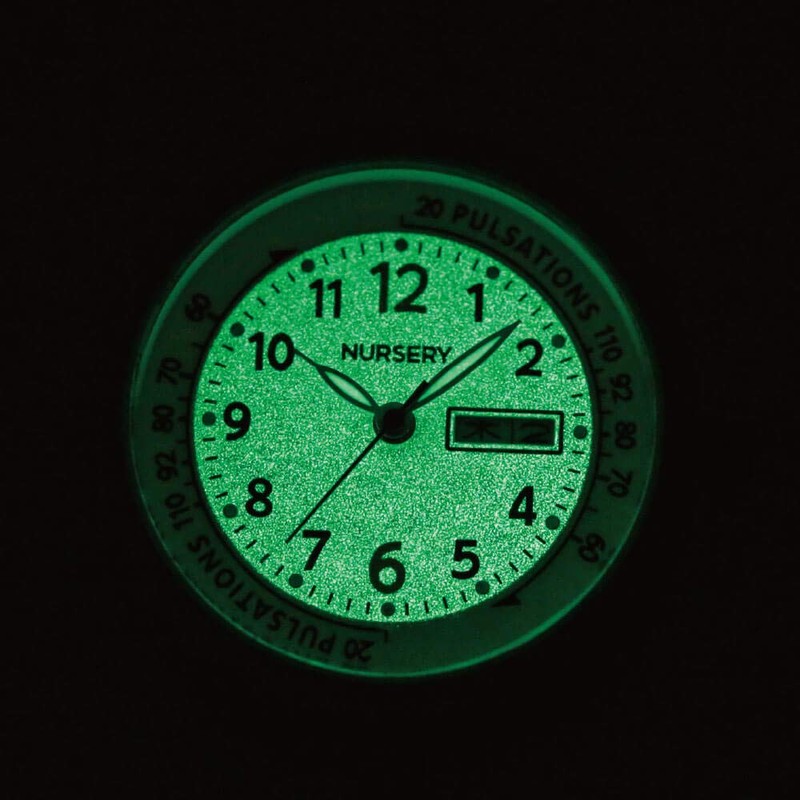 Nurse Short Chain Watch with Date and Day Display, NEW,
