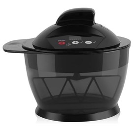 ZJchao Hair Dye Bowl, Electric Hair Color Mixing Bowl, Hair Salon Coloring Bowl, Automatic Barber Hair Dyeing Kit DIY Tools, USB Rechargeable Hair Dye