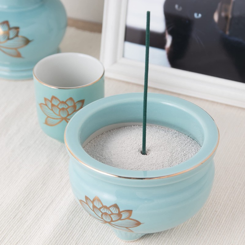 CATEGORY: Buddhist Ritual Implements God Hardware 仏壇 Incense Burner Ash