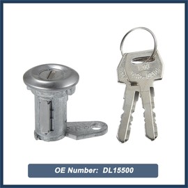 INFINAUTO 1 Set DL15500 Car Door Lock Cylinder W/Keys for Ford F100 1965-1979 for Ford F150 1975-1979 for Ford F250 F350 1965-1979 Replacement Car Parts Stylish Design