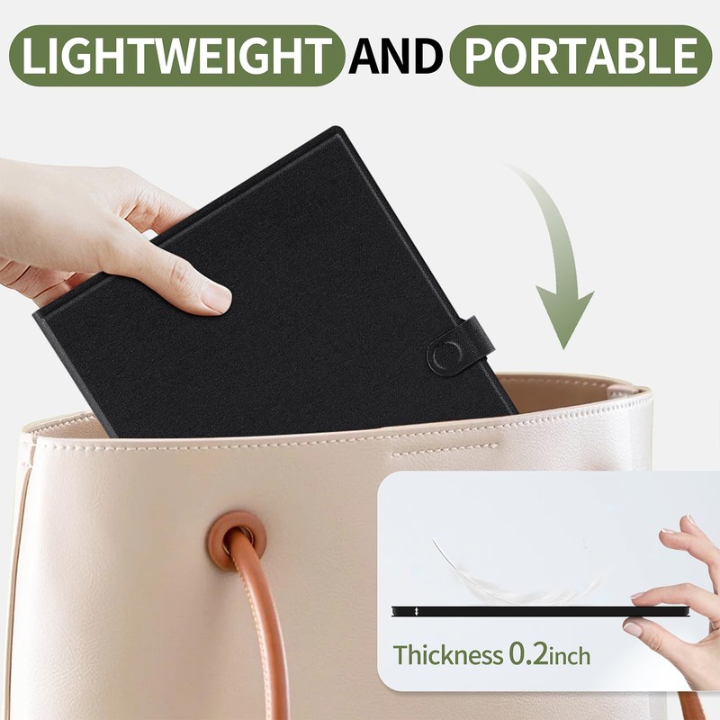 LCD Writing Tablet for Adults: 9.5 inch with Leather Case