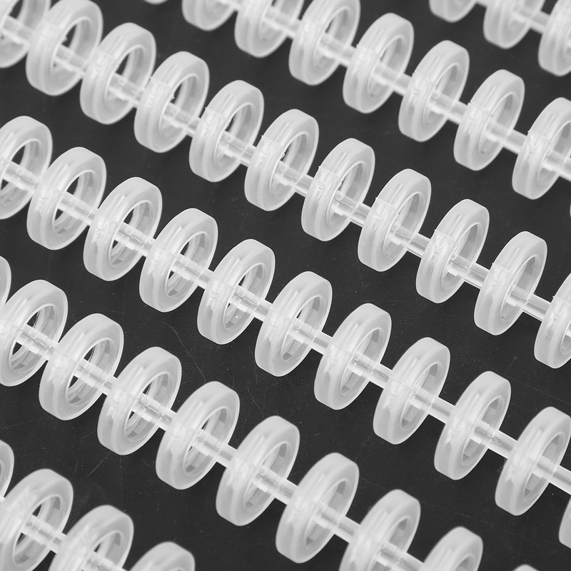 10PCs 30-Hole Binding Strip Office Supplies Environmental Craft Accessory Paper