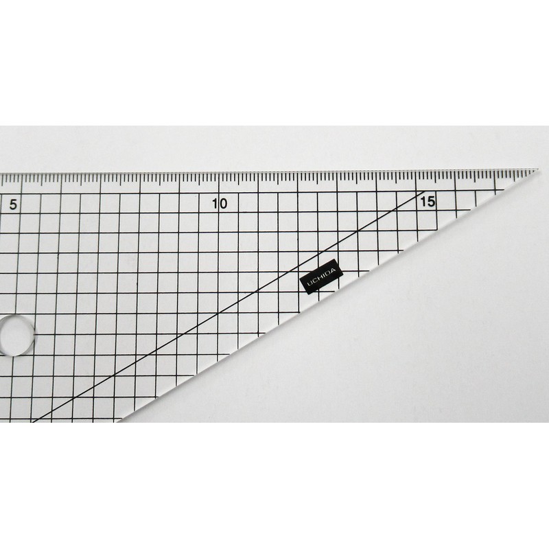 Uchida Drafting Device 7-470-0002 Triangle Ruler, 5.1 x 7.1 x
