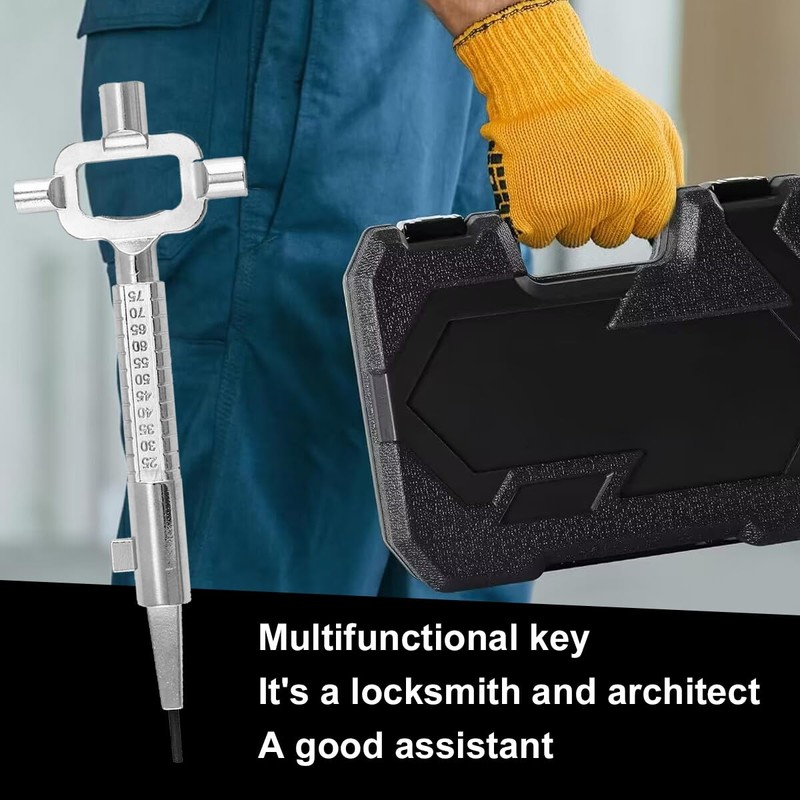 Universal Construction Key, Control Cabinet Key, Construction Key, Multifunctional Construction
