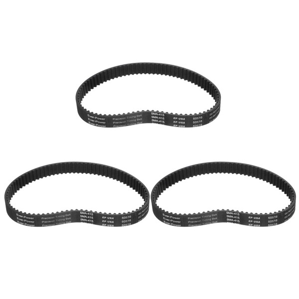 sourcing map 3pcs HTD-5M Rubber Timing Belt 83 Teeth, 415mm