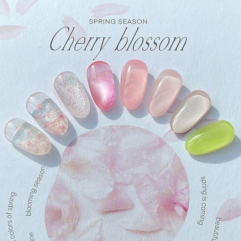 Divock Divok Cherry Blossom Cherry Blossom Syrup Glitter Magnetic Gel