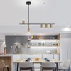 Siittoo Pendant Light Fixtures, Dimmable Modern LED Chandelier Lighting with