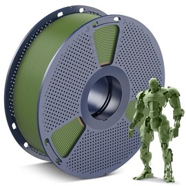 SUNLU PLA 3D Printer Filament PLA Filament 1.75mm, Neatly Wound 3D Printing Filament 1.75mm, Dimensional Accuracy +/- 0.02 mm, Fit Most FDM 3D Printers, 1kg Spool (2.2lbs), Olive Green