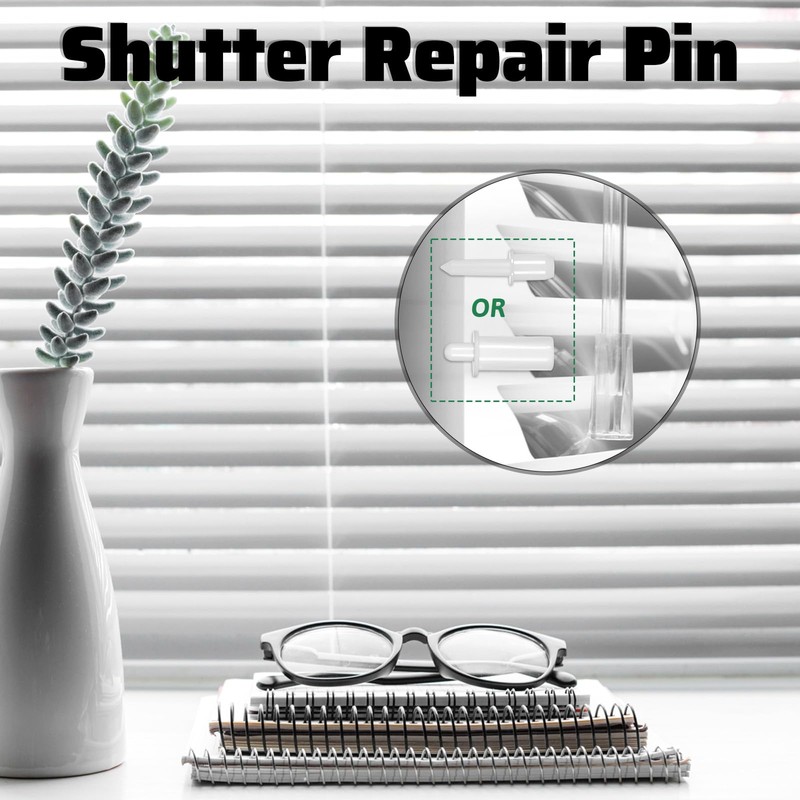 40 Pcs Shutter Repair Pins Spring Loaded Replacement Repair Pins