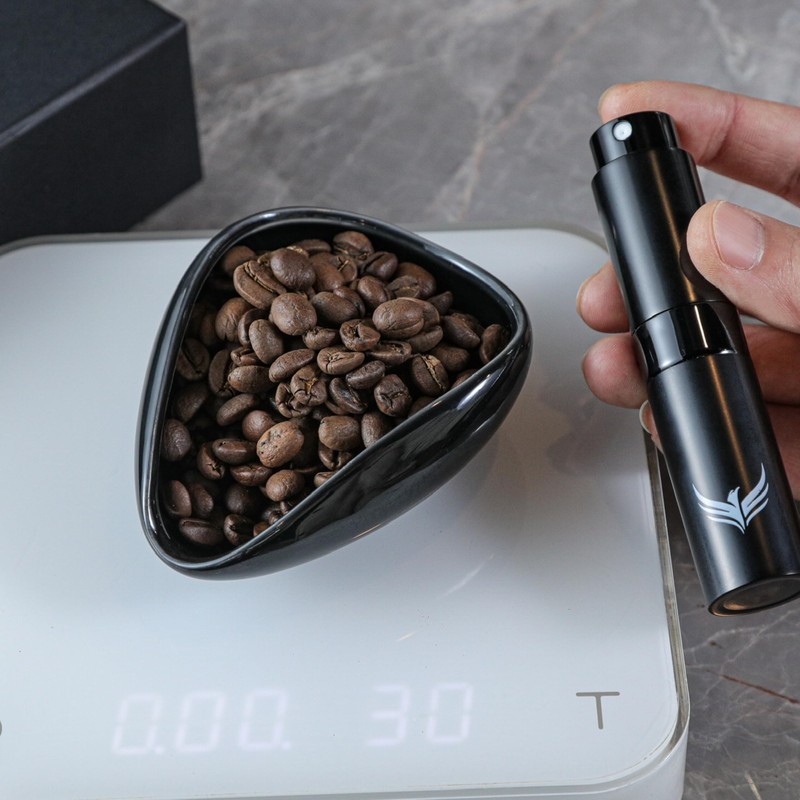 KNODOS Coffee Bean Dosing Cup and RDT Sprayer Gift Set