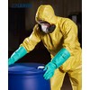 LANON - Guantes de nitrilo resistentes a los productos químicos,