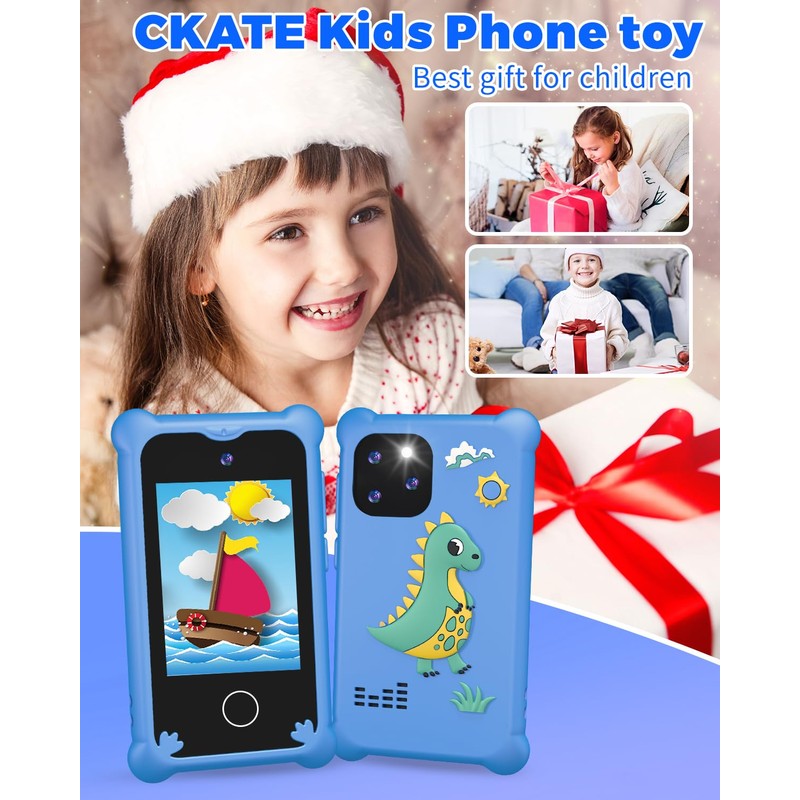 Kids Smart Phone, 2.8‘’ Touchscreen Kids Phone with Educational Learning