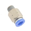 IQS Straight Connector NPT 1/4 Inch - 3/8 Inch (9.52
