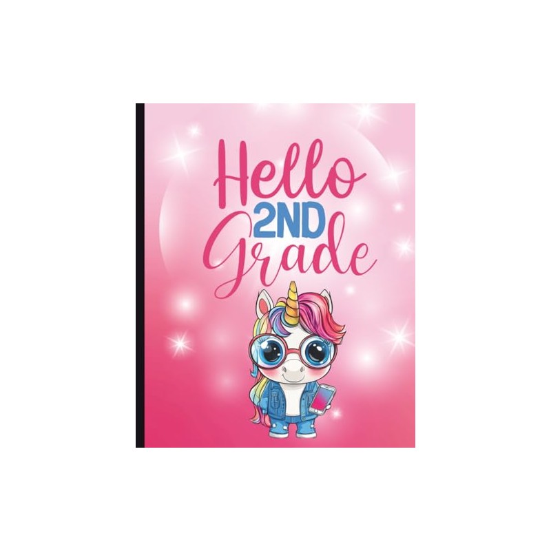 Hello Second Grade Composition Notebook: Adorable Second Grade Journal with