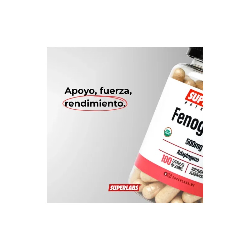 Superlabs Nutrition Fenogreco 500mg 100 Capsulas Sfn