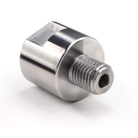 Lathe Headstock Spindle Reducing Adapter with Thru Hole for Vacuum Chuck - Converts 1-1/4"-8 TPI to 1"-8 TPI