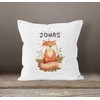 SpecialMe Cushion Cover with Name Fox Cotton 40 x 40
