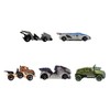 Hot Wheels Character Cars Velociraptor Blue, Toy Vehicle for Ages