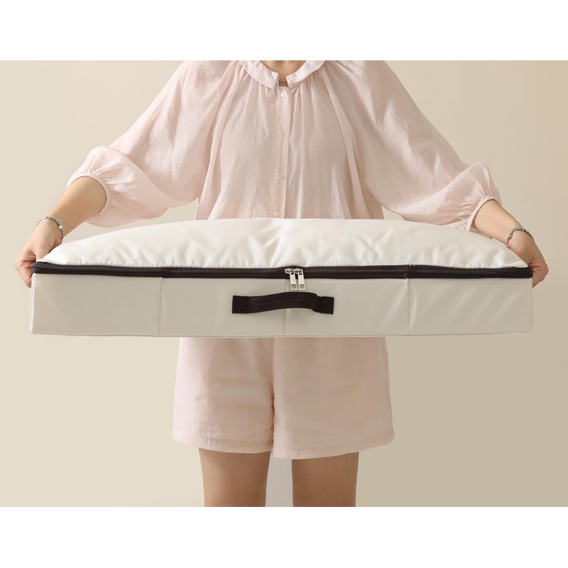 AMJ 4" Foldable Underbed Storage Closet Organizers and storage bins,