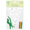 Colour your own Easter Bunting, Happy Easter Banner, Easter craft activity
