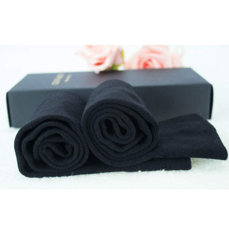 Oufancy Women's Thermal Over The Knee Socks, 2 Pair Set,