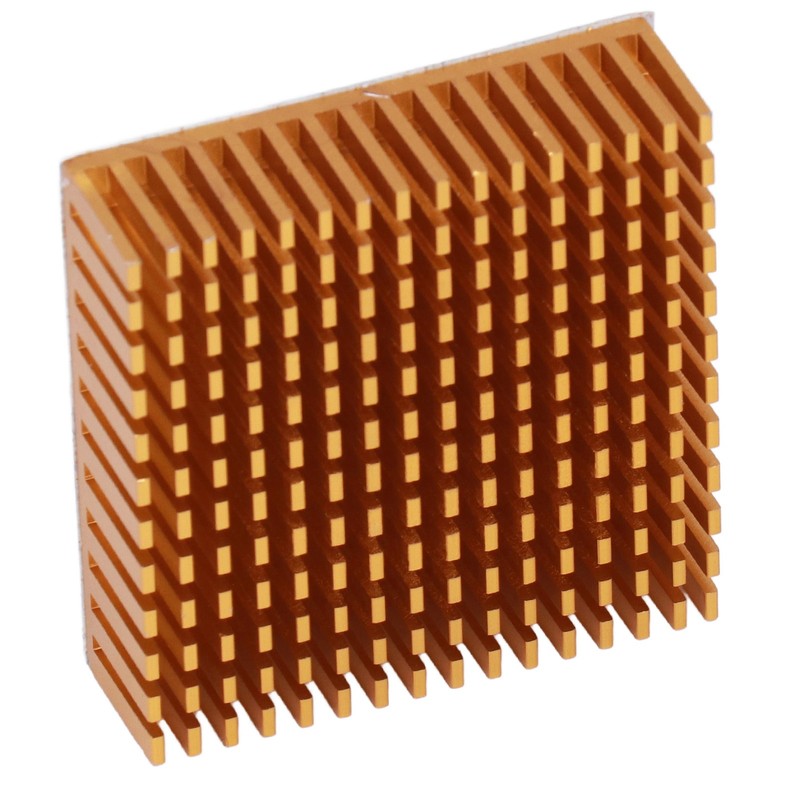 8Pcs Cooling Fins Aluminum Alloy Power Radiator Slotted Heatsink for