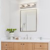 yumcrelect Brushed Nickel Vanity Lights for Bathroom Light Fixtures (3-Light,