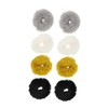 BIUDECO 8pcs Fluffy Hair Ties Soft Ponytail Holders for Elastic
