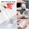NICENEEDED Nail Art Stamp with Scrapes, Transparent Soft Clear Stamp