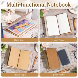 Qilery 12 Pcs Christian Gift Leather Journals Bulk Religious Inspirational Notebook Bible Verse Prayer Writing Notebook Scripture Sunday Gifts for Women Men Office Church(Multicolor)