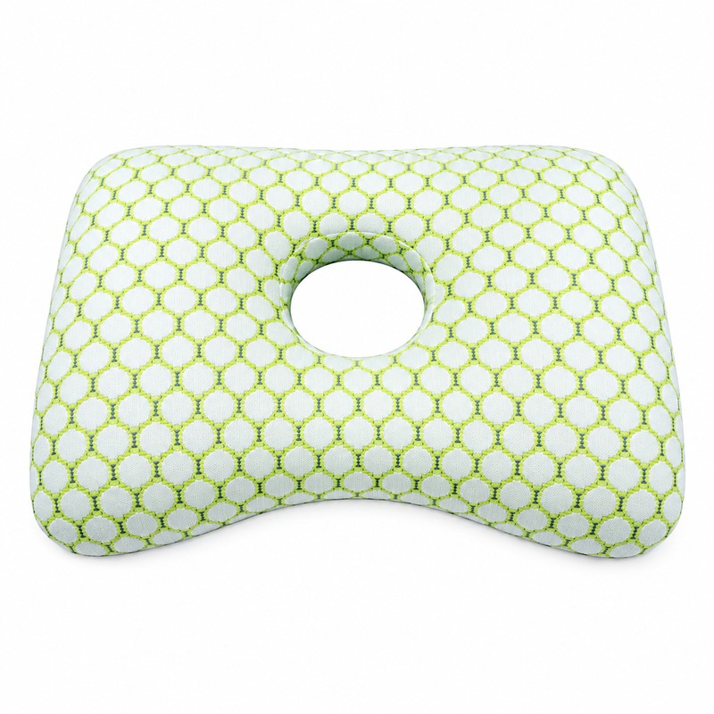 Ear Piercing Pillow for Side Sleepers – Breathable Ear Hole