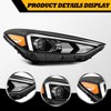 Jecoupoon Halogen Headlight Assembly w/DRL Comptible with 2019-2021 Tucson Right