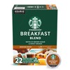 Starbucks K-Cup Coffee Pods, Medium Roast Coffee, Breakfast Blend for