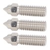 3 Pcs 0.4mm Nozzle M6 Thread High Thermal Conductivity Cr