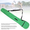 Lacrosse Stick Bag Green Holds 3 Sticks Large Capacity Oxford