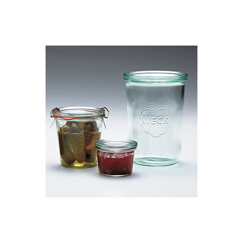 WECK Mold Shape Glass Canister, 16.9 fl oz (500 ml)