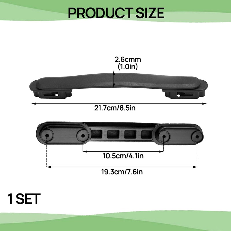 Huybaa Suitcase Handle Replacement, Luggage Suitcase Handle, Plastic Replacement Handle,